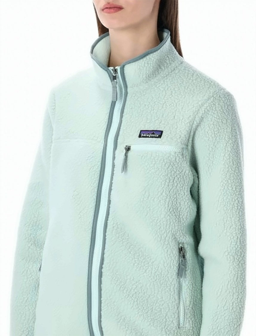 Patagonia Textured Fleece Retro Jacket With Stand-Up Collar