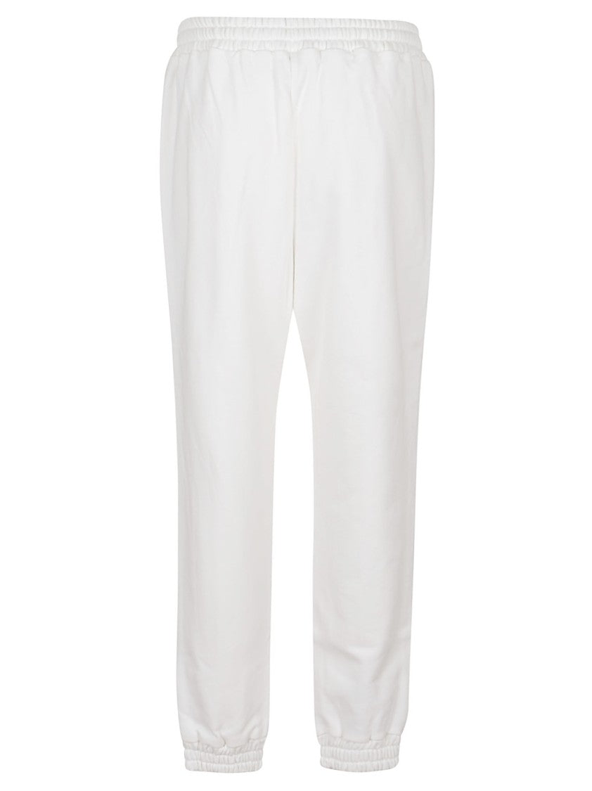 Philosophy Di Lorenzo Serafini Cropped White Trousers With Relaxed Fit