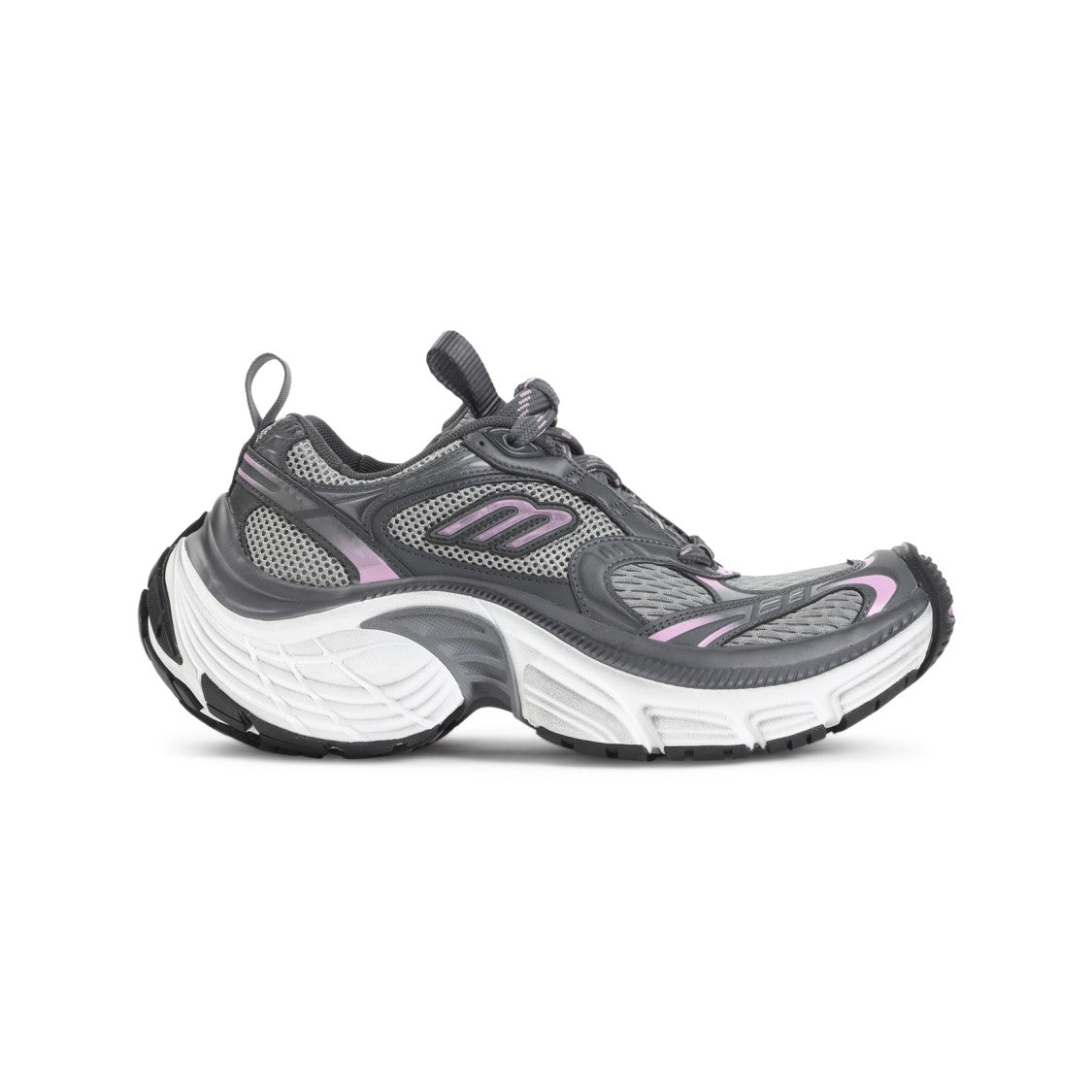 Balenciaga 6Xl Grey Pink White And Black Polyurethane Sneakers