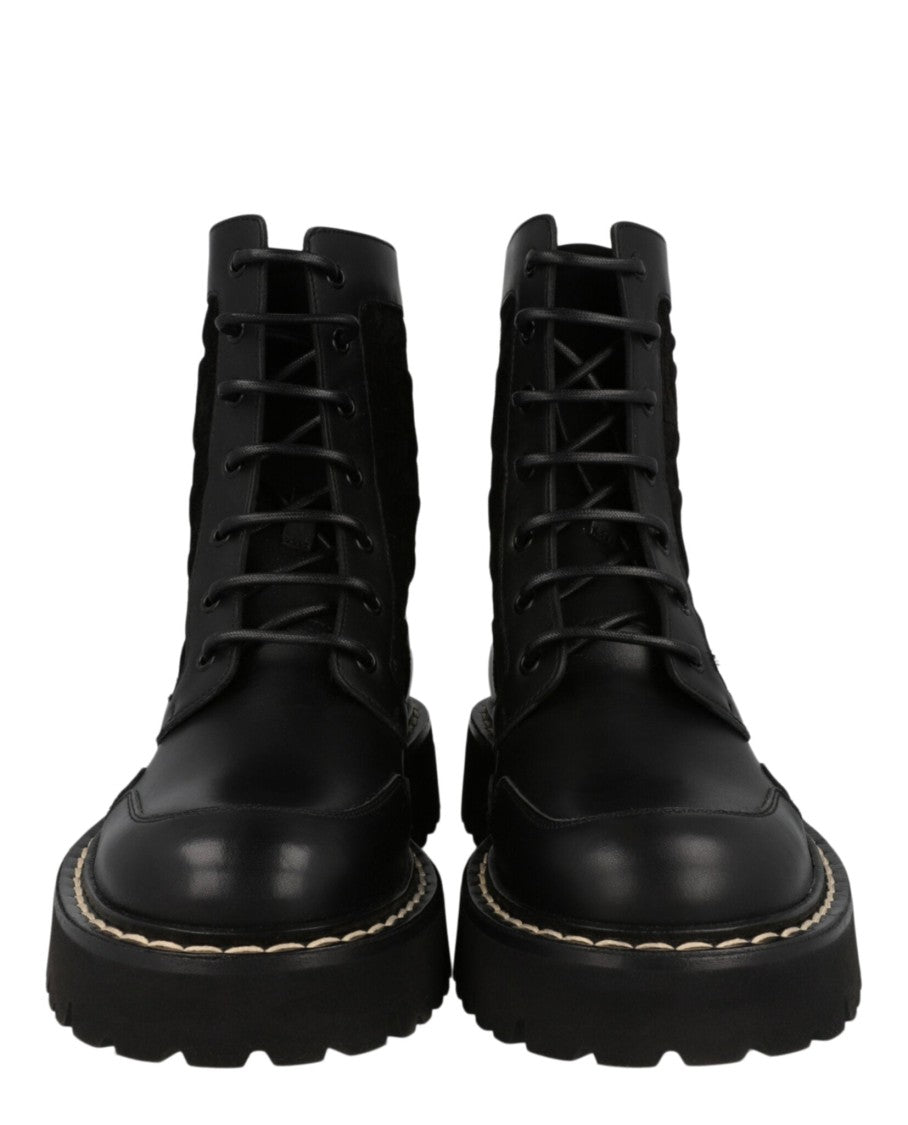 Ferragamo Ankle-Length Combat Boots