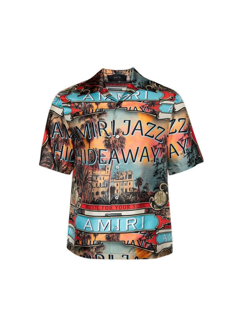 Amiri Jazz Hideaway Camp Shirt Multicolor