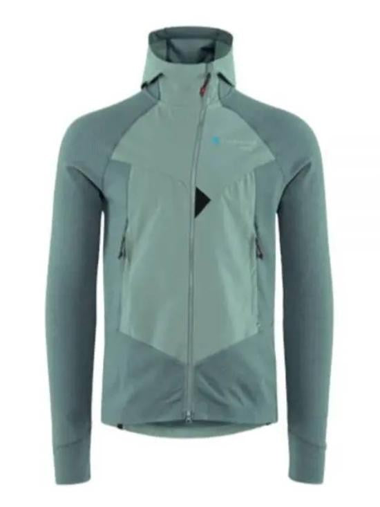 Klattermusen Two-Tone Casual Jacket With Front Zipper And Hood