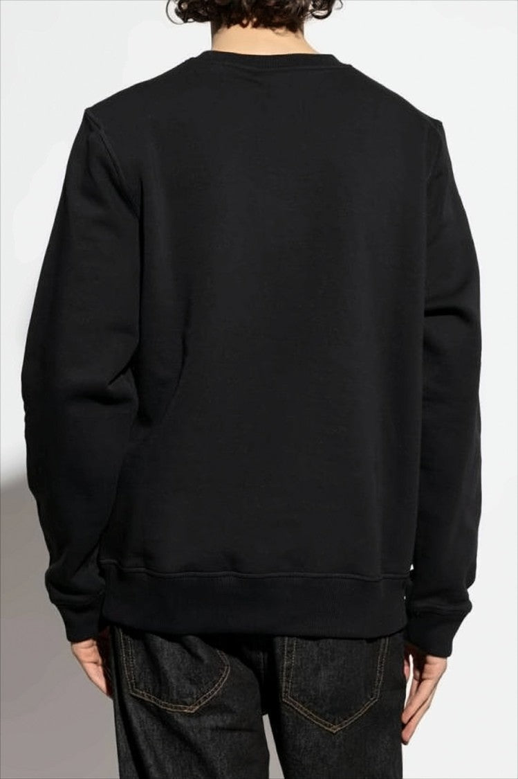 Paul Smith Graphic Skull Print Black Crewneck Sweatshirt