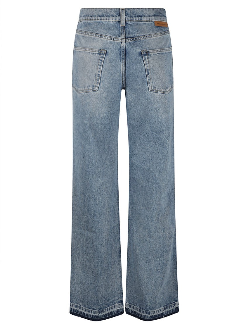 Stella Mccartney High-Waisted Straight-Leg Jeans