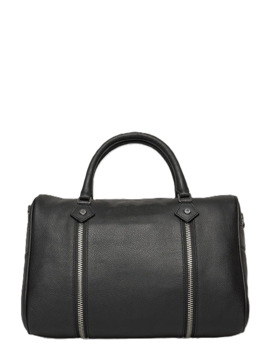 Zadig & Voltaire Medium Grained Leather Handbag With Dual Handles