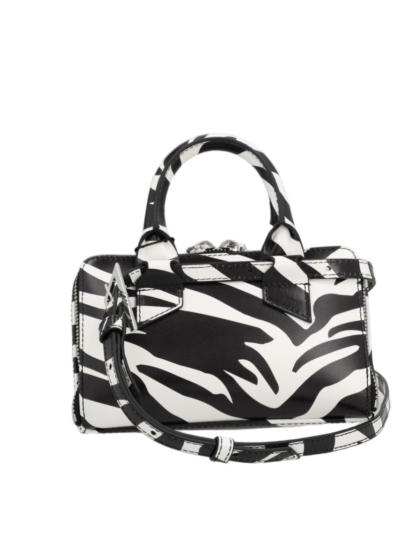 The Attico Zebra Print Shoulder Bag