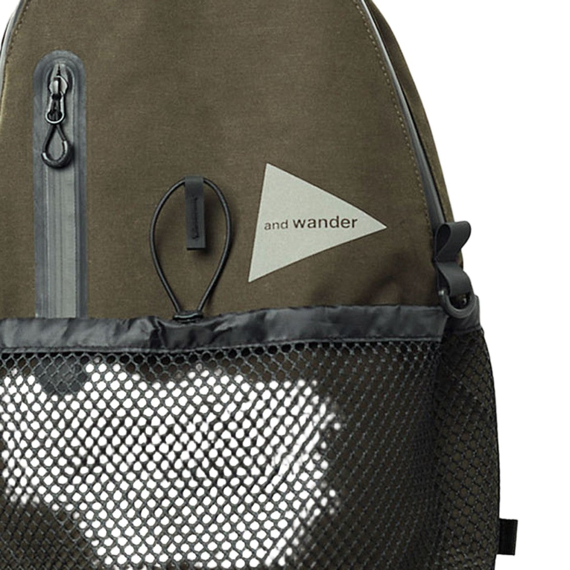 And Wander Cotton Blend Backpack With Mesh Pocket