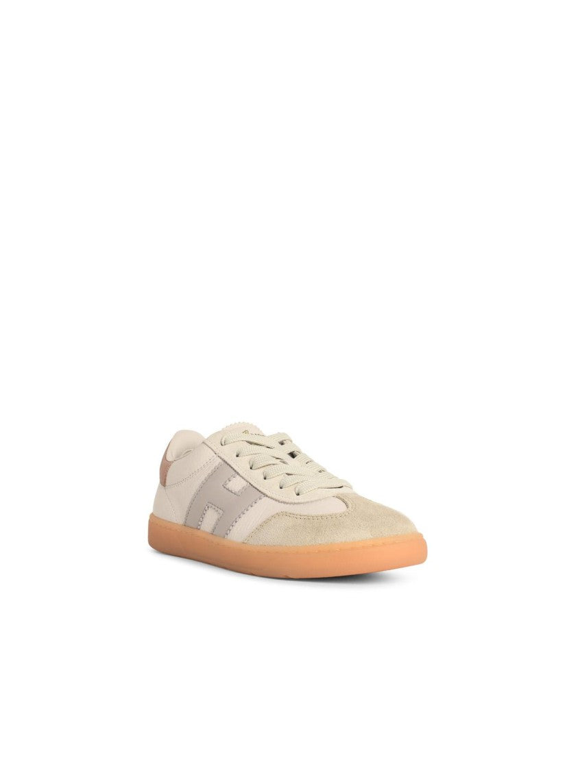 Hogan 'Cool' White Nappa Leather Sneakers