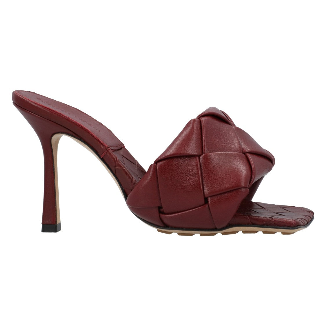Bottega Veneta Lido Mule Red