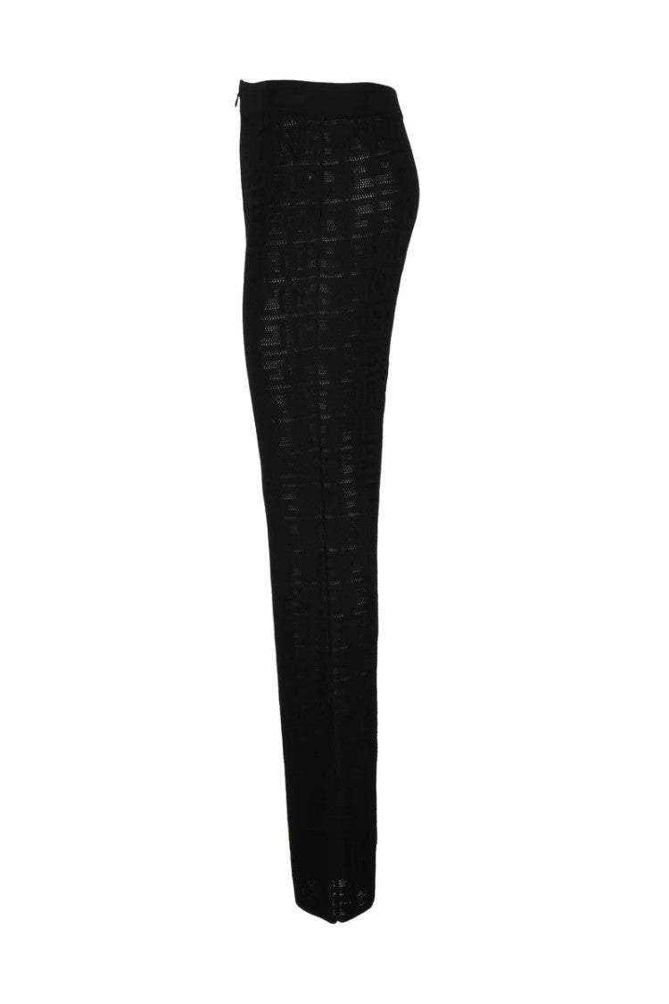 Givenchy Flare Pants Logo - Black