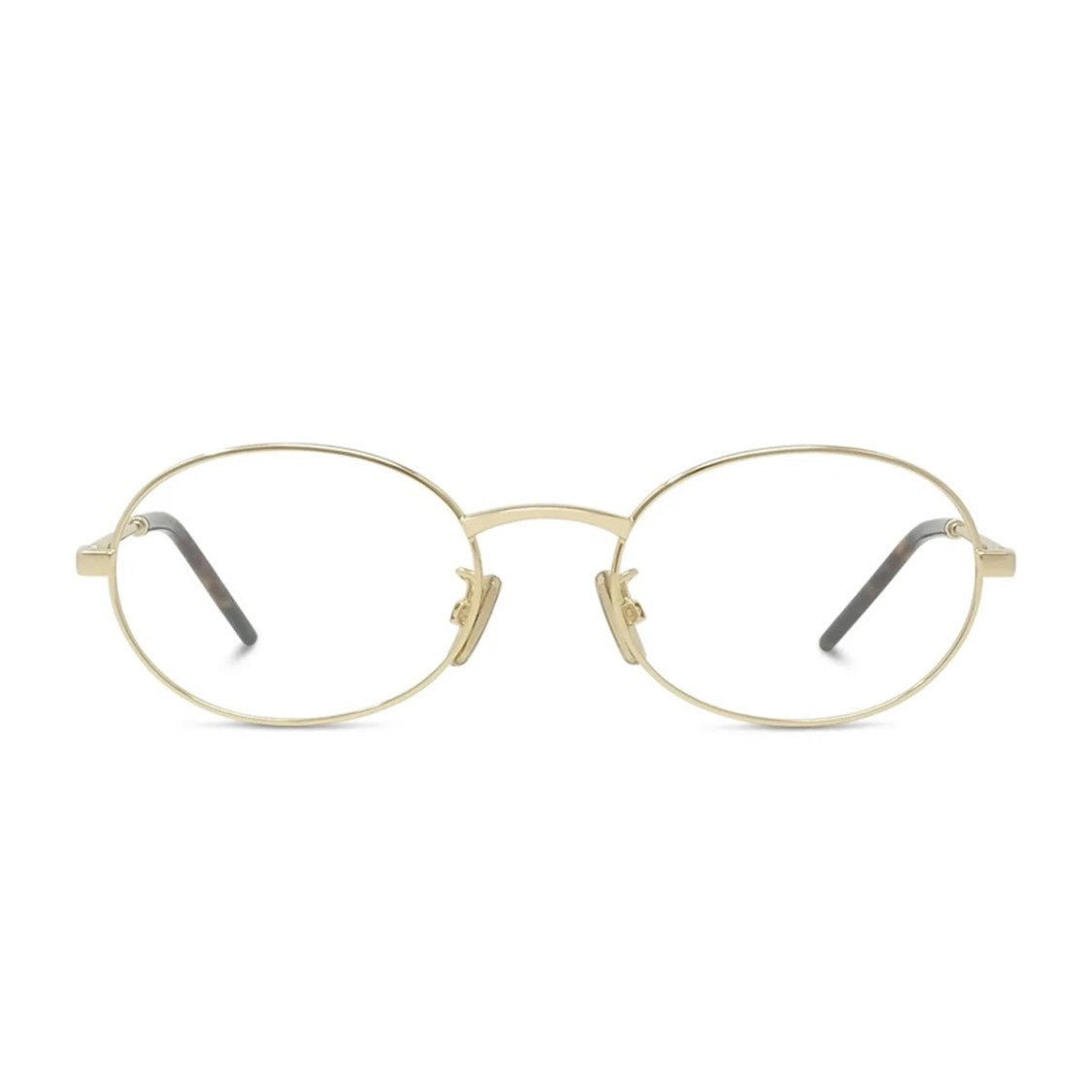 Givenchy Gold City Metal Oval Sunglasses