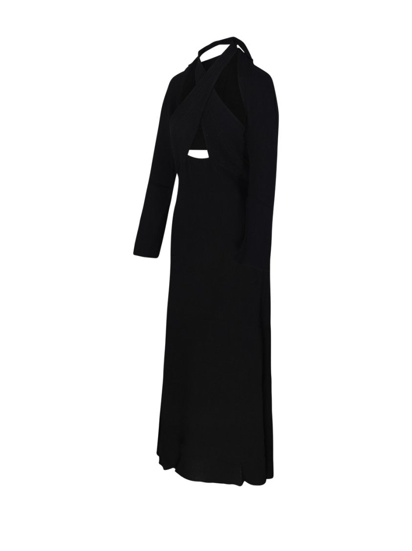 Johanna Ortiz Black Light Heart Ankle Dress