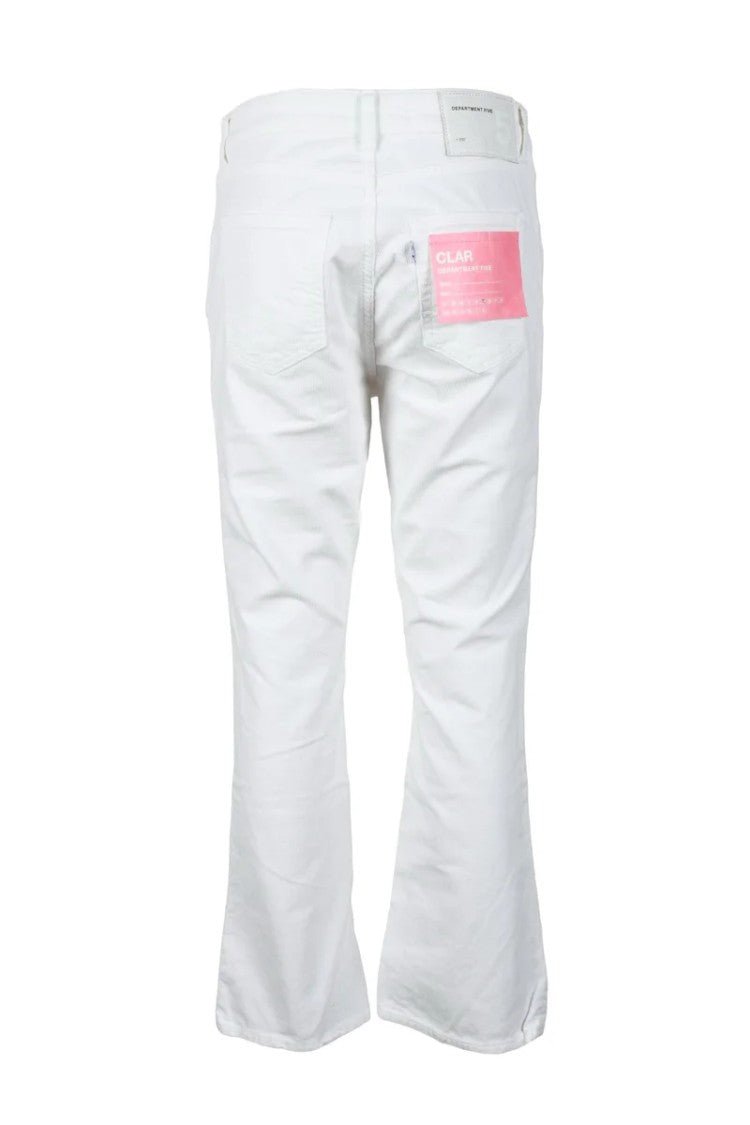 Department 5 Department 5 Cotton Stretch Trousers - White