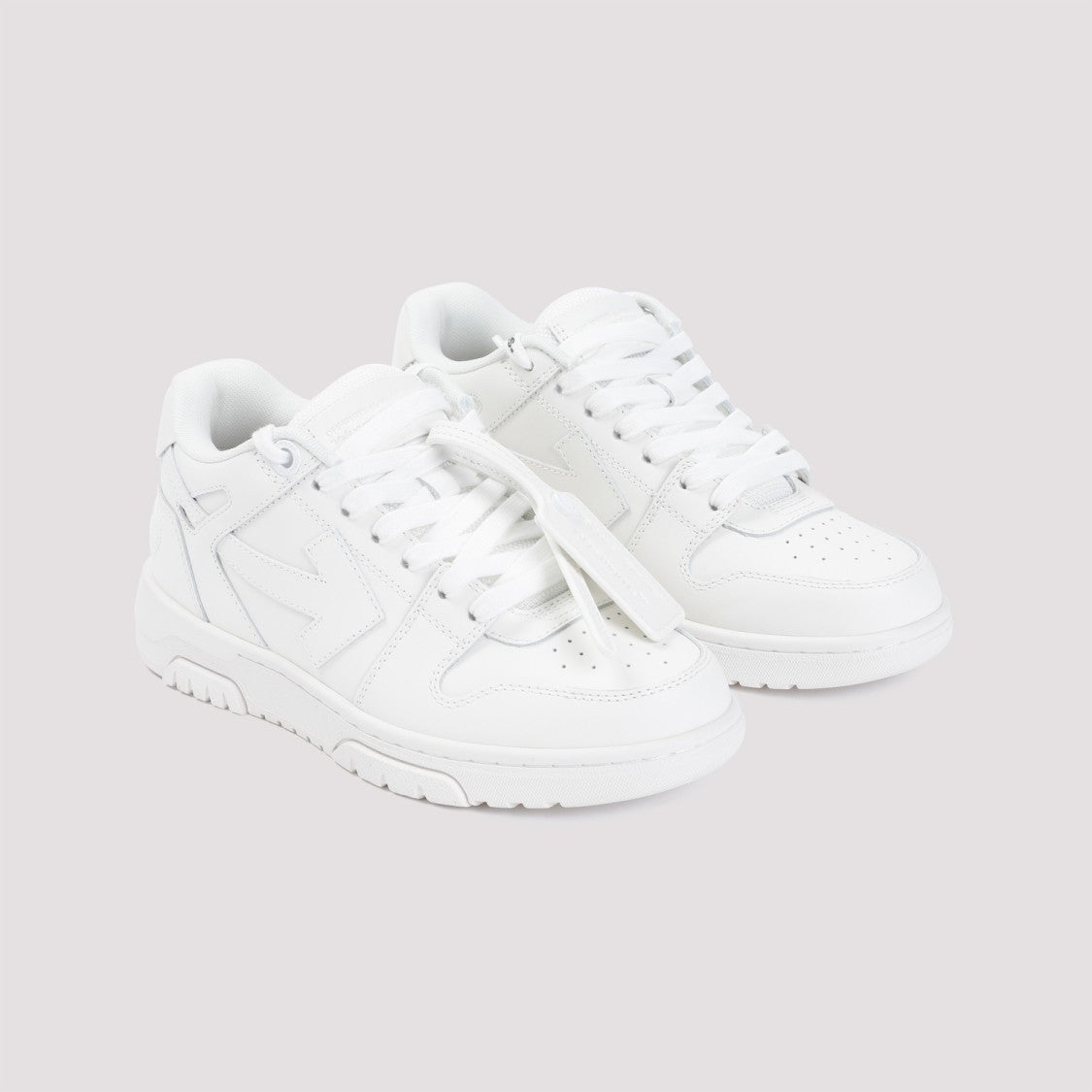Off-White Out Of Office White Leather Sneakers