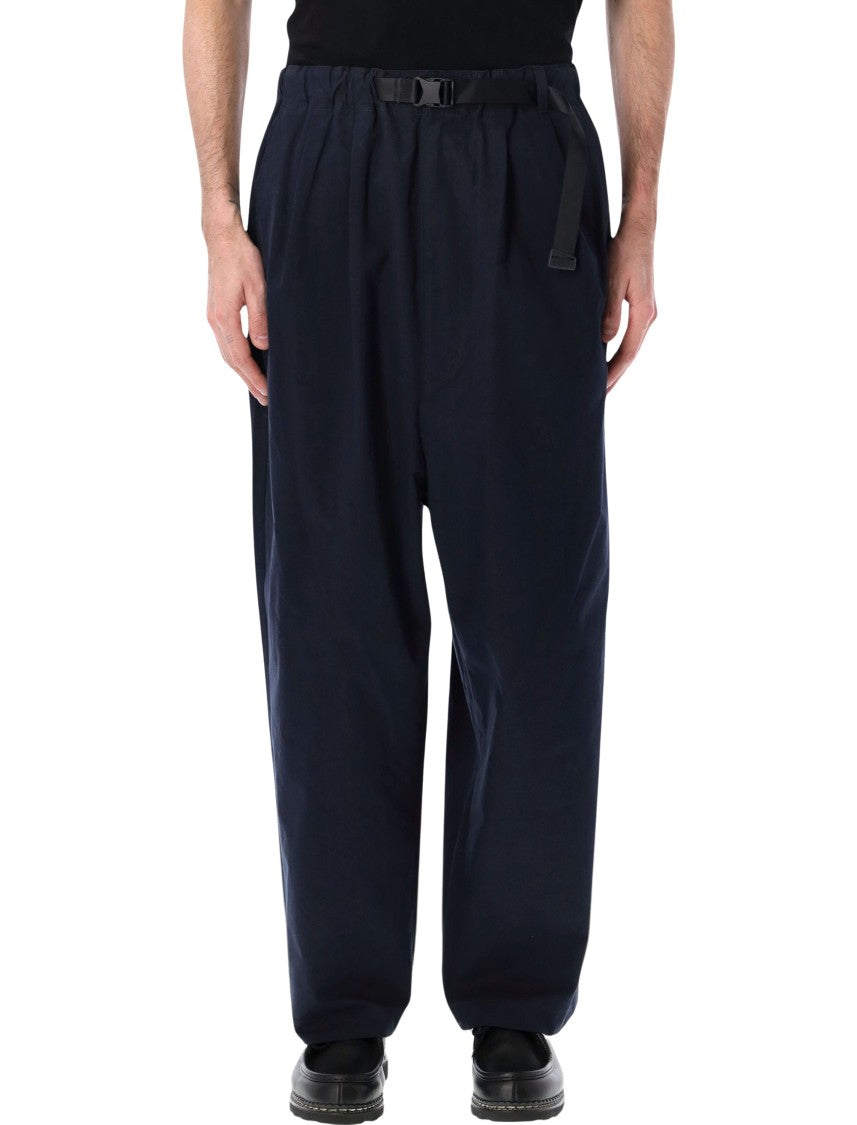 Comme Des Garçons Adjustable Belt Cotton Chino Trousers