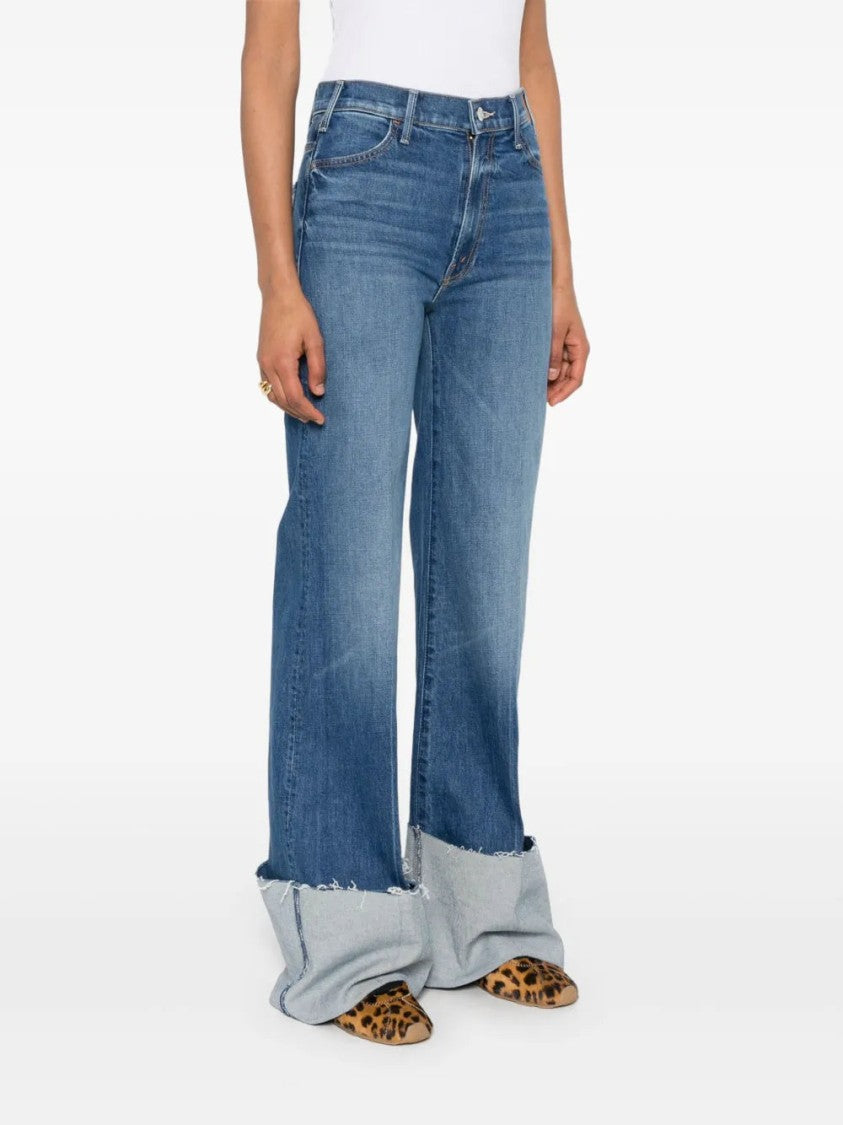Mother Hustler Roller Heel Cuff Ray Jeans