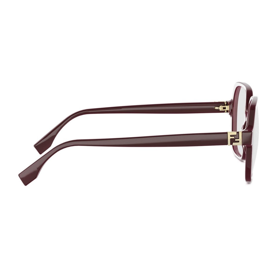 Fendi Red Forever Fendi Acetate Square Sunglasses