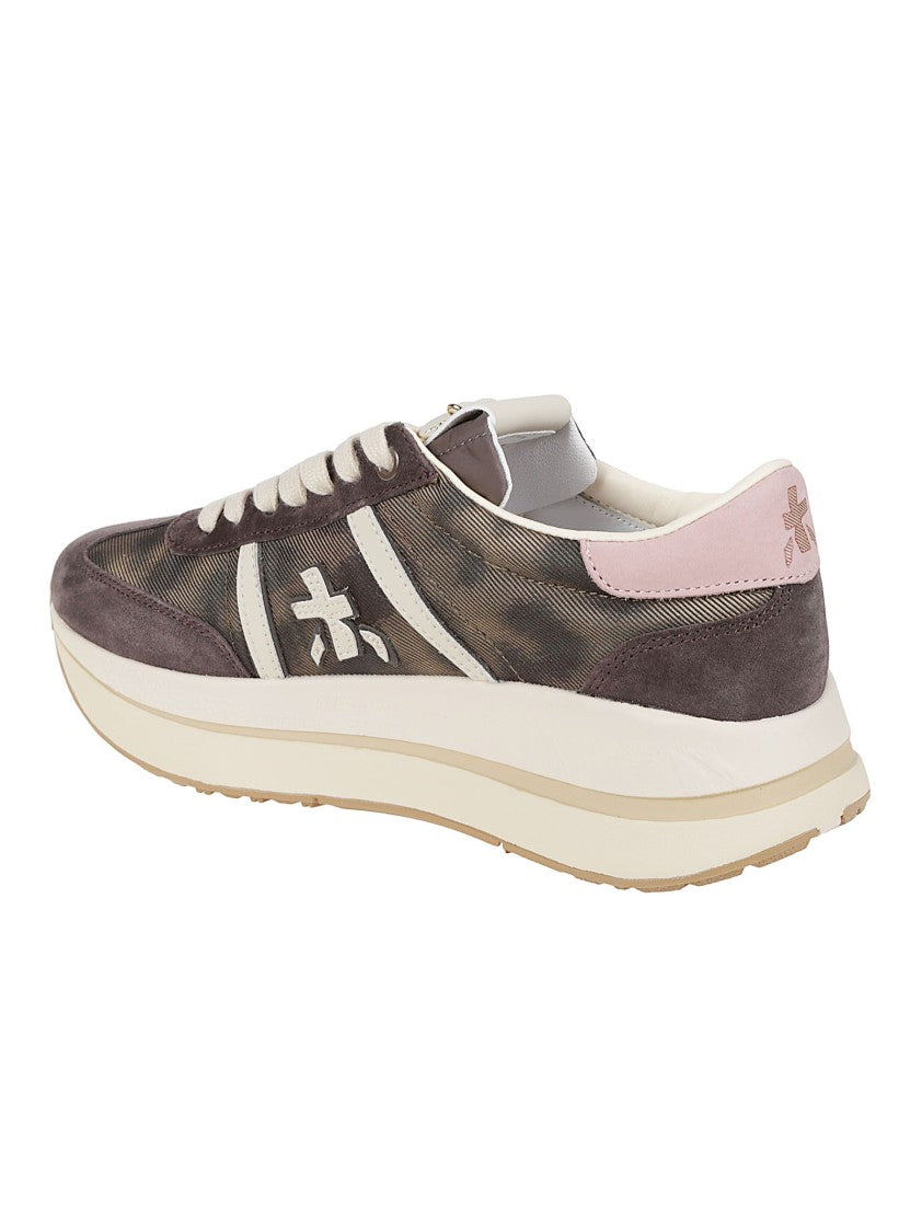 Premiata Bethcoin Suede Mesh Sneakers