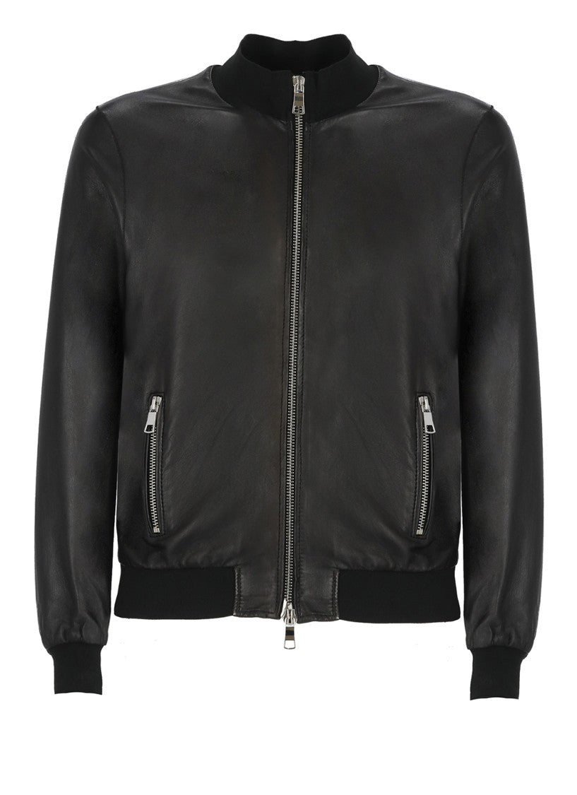 The Jack Leathers Black Elvis Leather Jacket