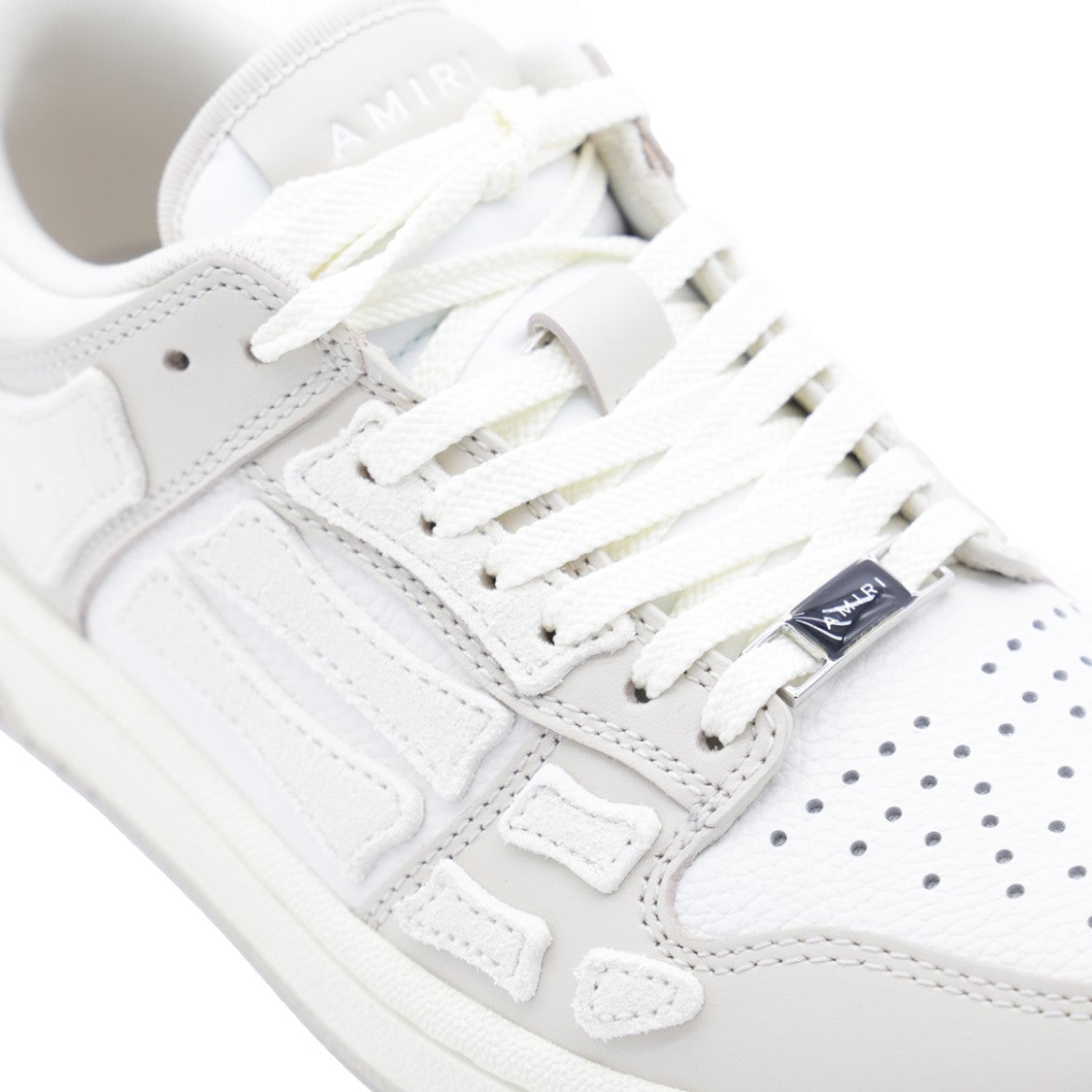 Amiri White Leather Laces Sneakers