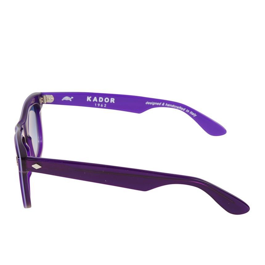 Kador Voyager Bold Glossy Purple Frame Sunglasses With Gradient Lenses