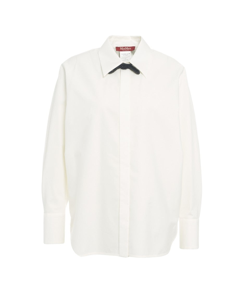 Max Mara 'Roll' Bow Detail Blouse