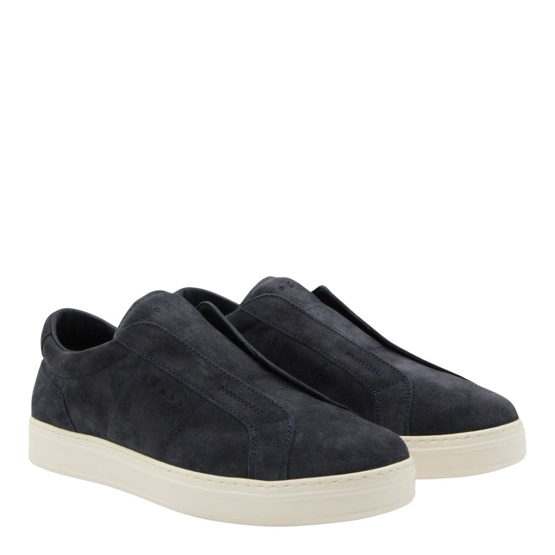 Hogan Slip-On Dark Navy Suede Sneakers