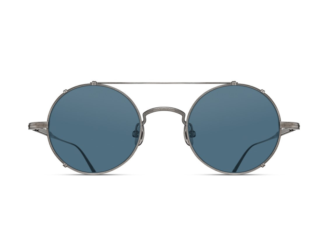 Matsuda M3143 Double Bridge Metal Round Sunglasses