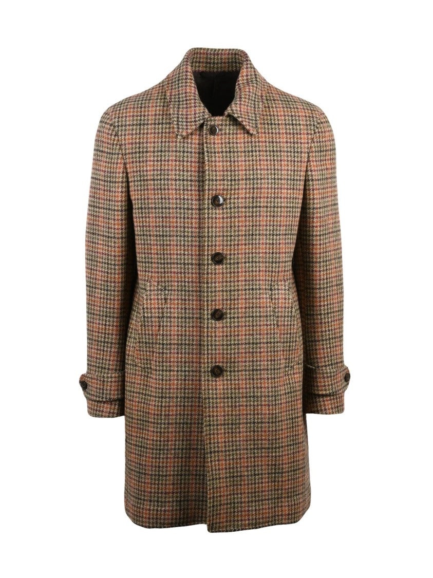 L.B.M. 1911 Multicolor Virgin Wool Coat