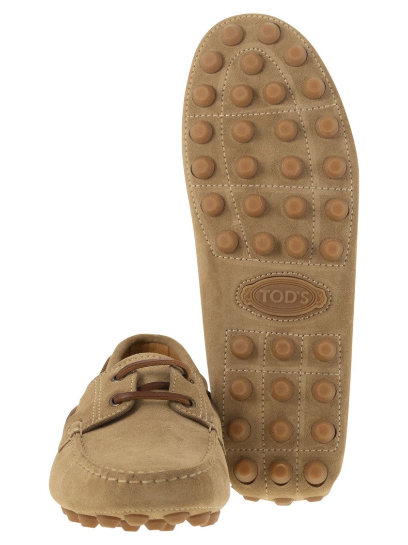 Tod's Rubber Bubble Suede Boat