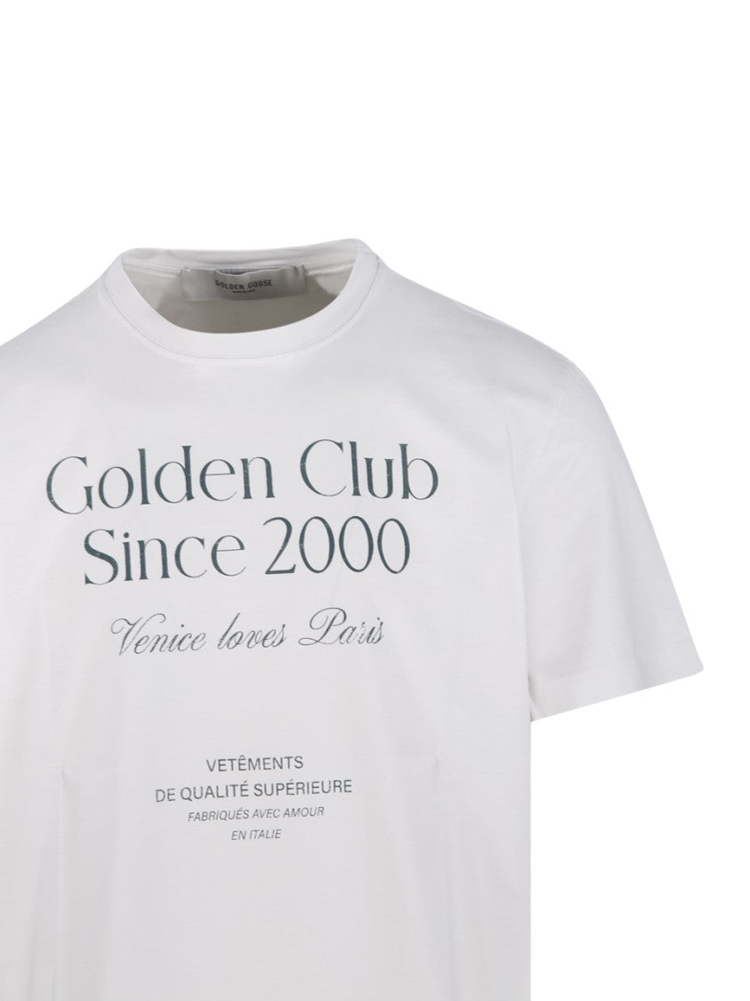 Golden Goose Journey M`S T-Shirt With Print