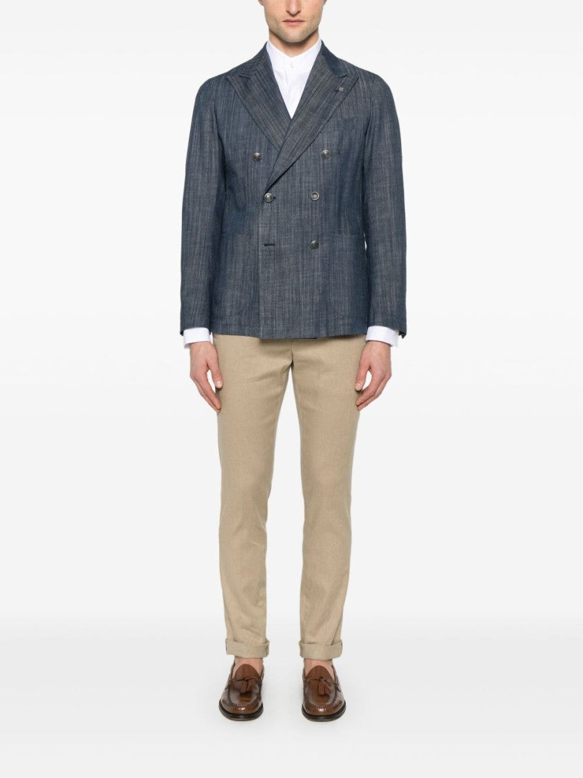 Dondup Tailored Beige Trousers