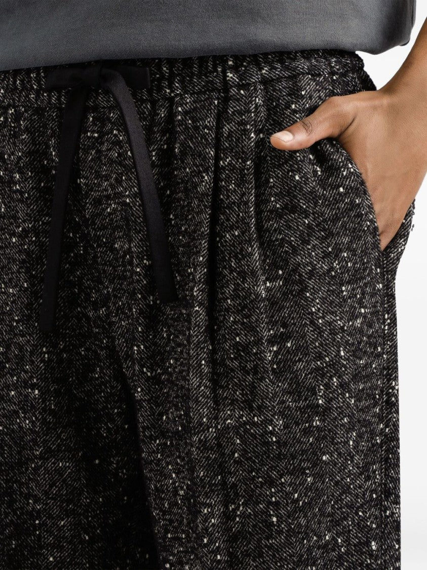 Dolce & Gabbana Textured Dark Grey Jogging Trousers