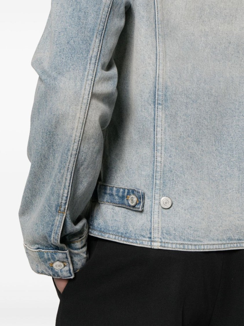 Courrèges Light Blue Cotton Denim Jacket