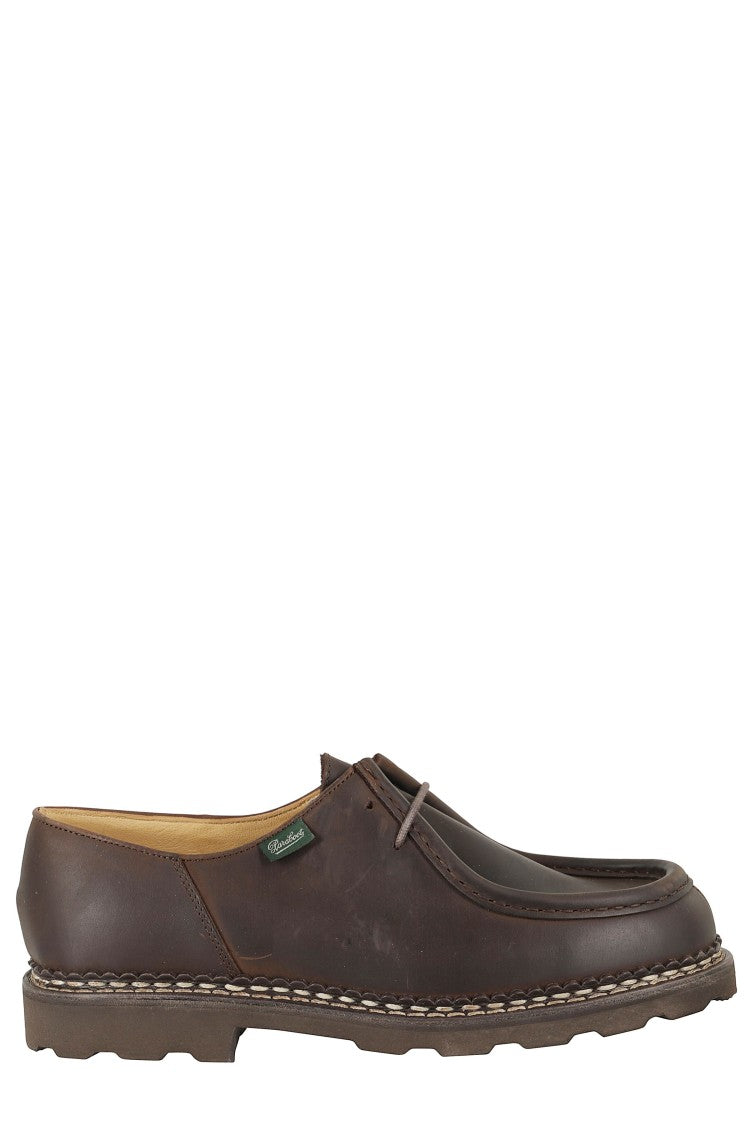 Paraboot Brown Michael Marche Ii Leather Derby Shoes
