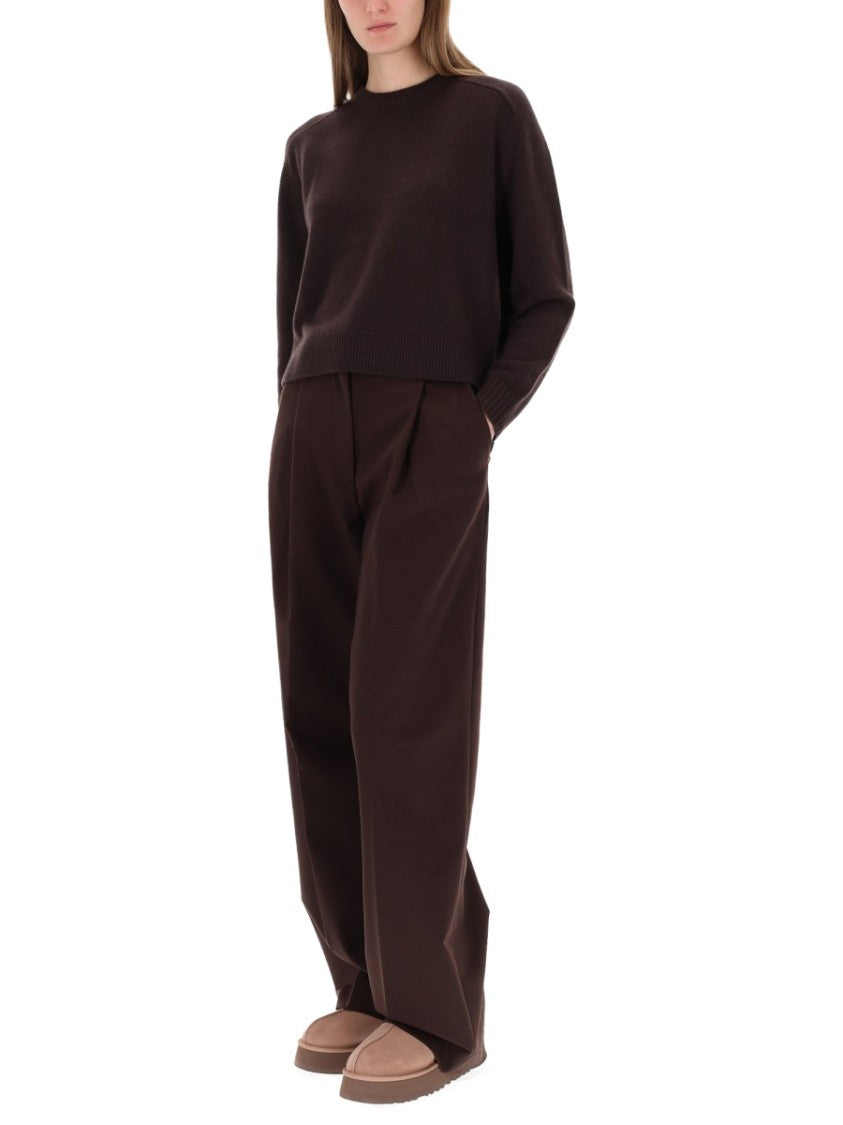 Theory Boxy Cropped Cashmere Sweater