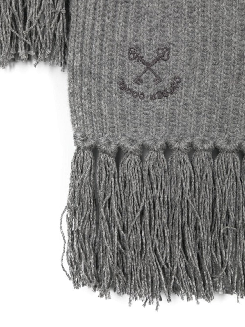 Golden Goose Ribbed-Knit Wool Scarf