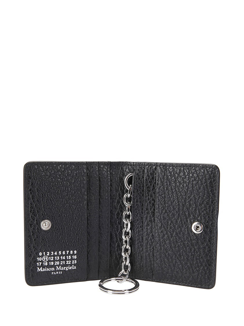 Maison Margiela Textured Pebbled Leather Card Holder