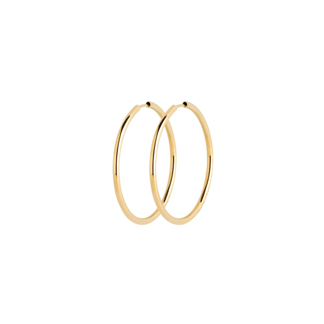 Maria Black Classic Gold-Plated Recycled Sterling Silver Hoop Earrings