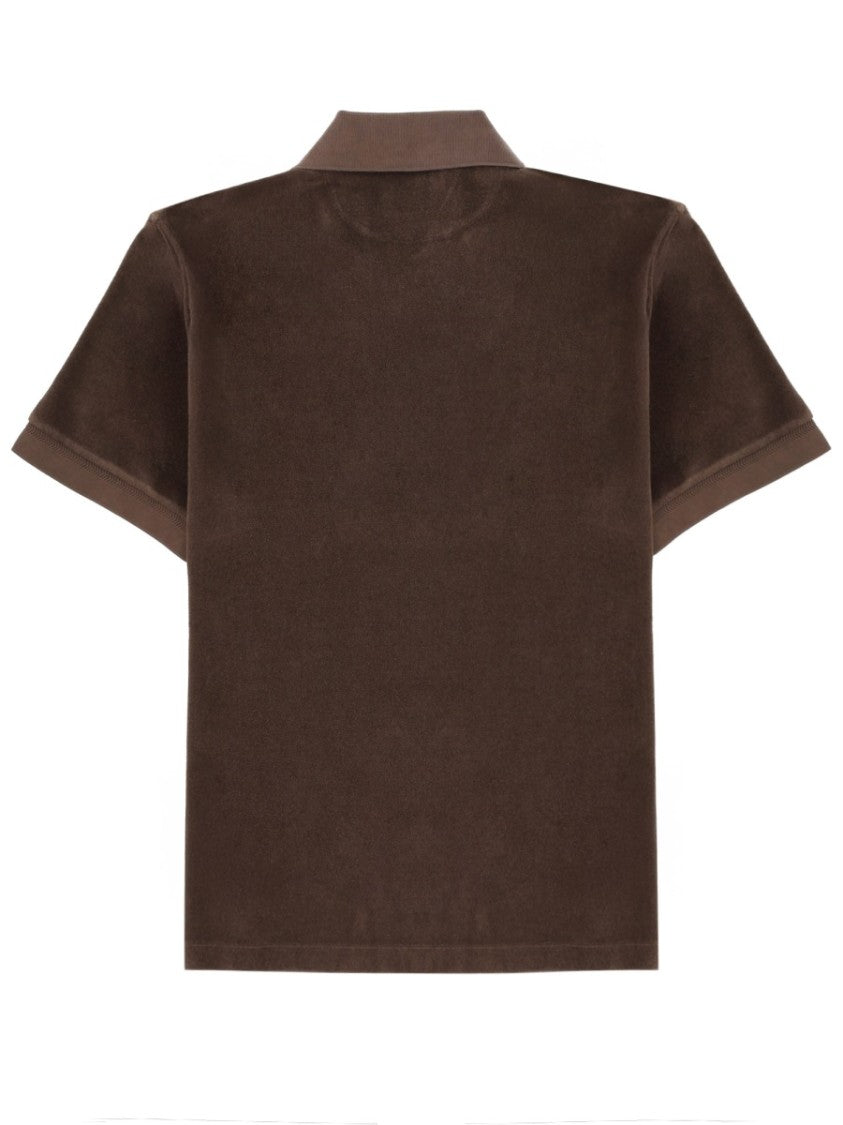 Tom Ford Short-Sleeved Polo Shirt Crafted From Plush Fabric