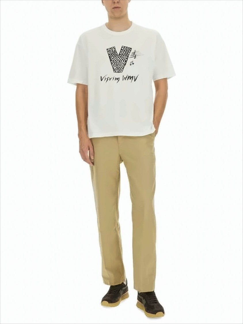 Visvim Graphic Print Cotton Crew Neck T-Shirt