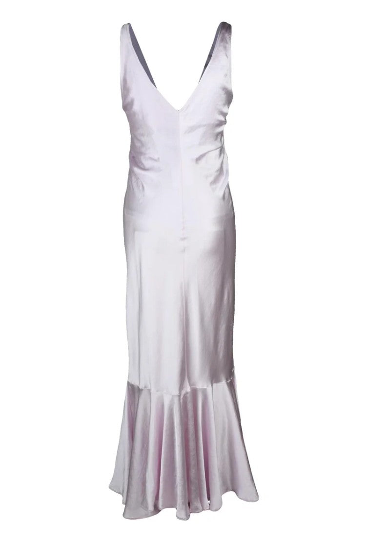 Sportmax Satin Mermaid Dress - Pink