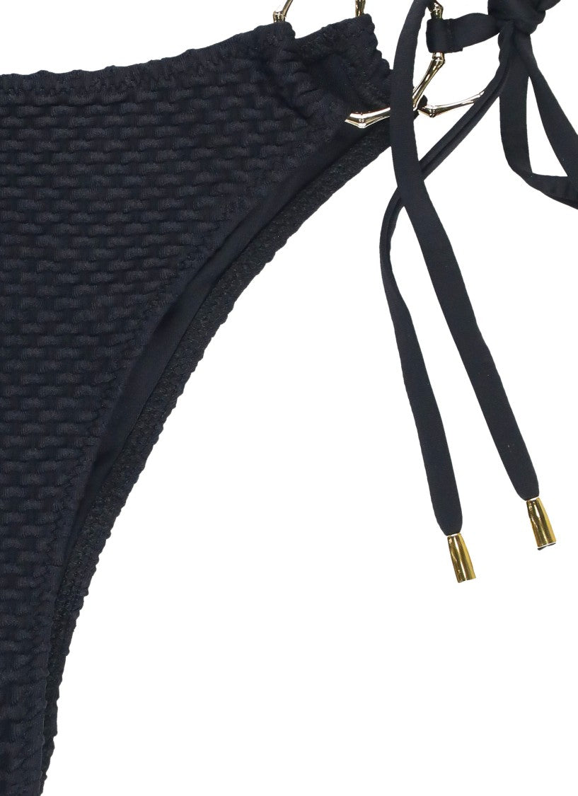 Miss Bikini Triangle Top Black Bikini