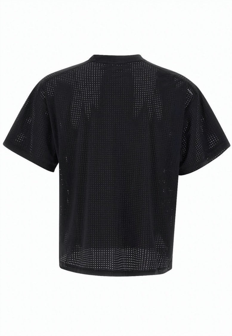 Satisfy Perforated Short-Sleeve T-Shirt With Subtle Branding