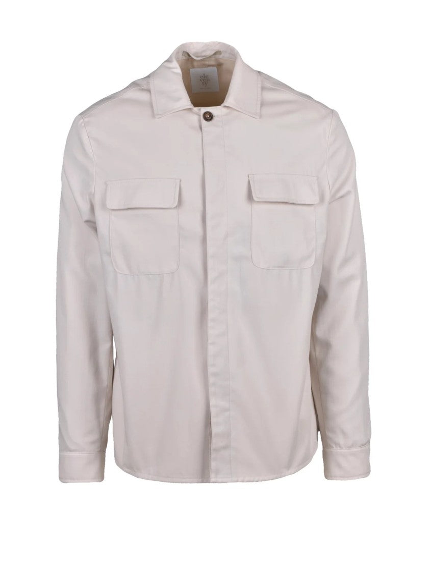 Eleventy Beige Cotton Shirt