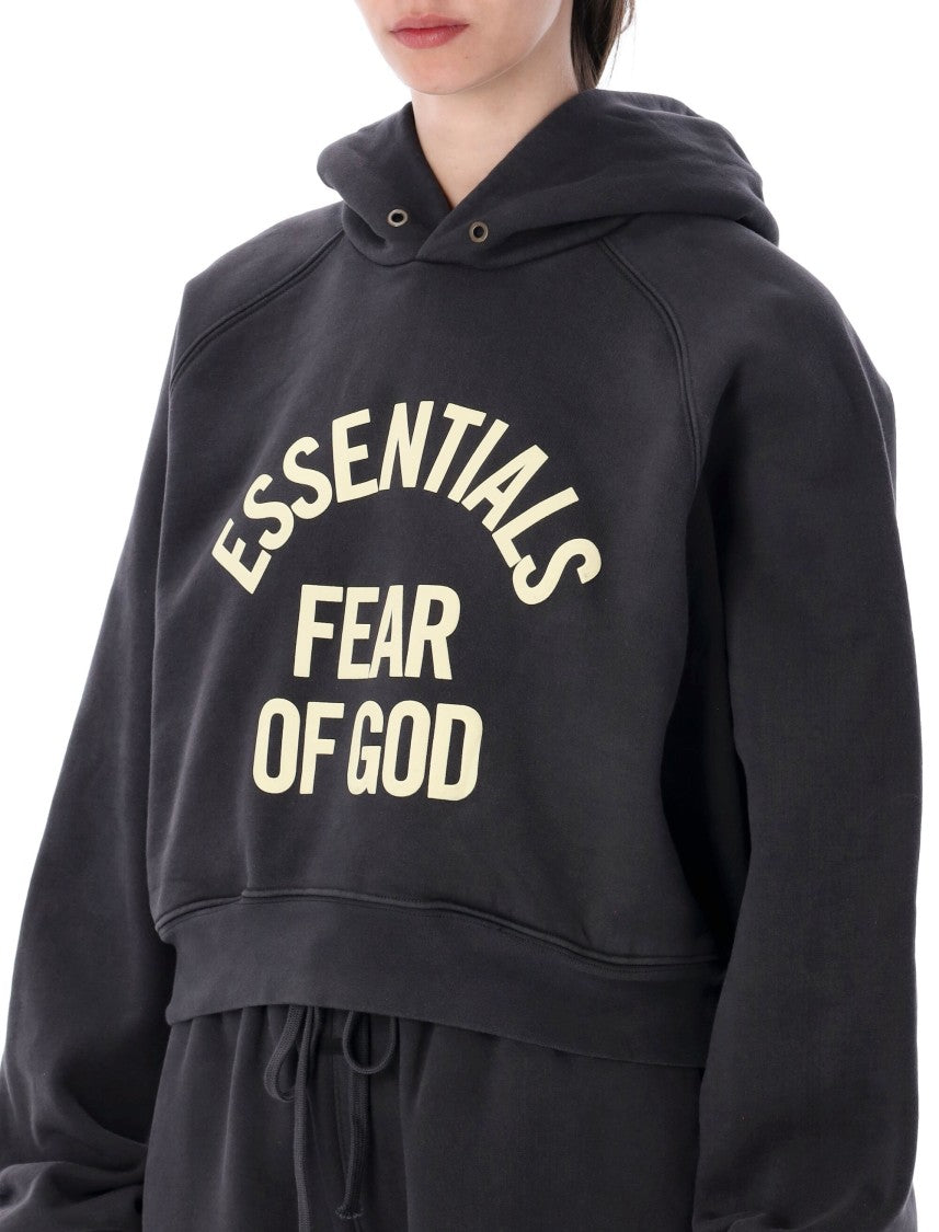 Fear Of God Campus 90S Cropped Drawstring Hoodie