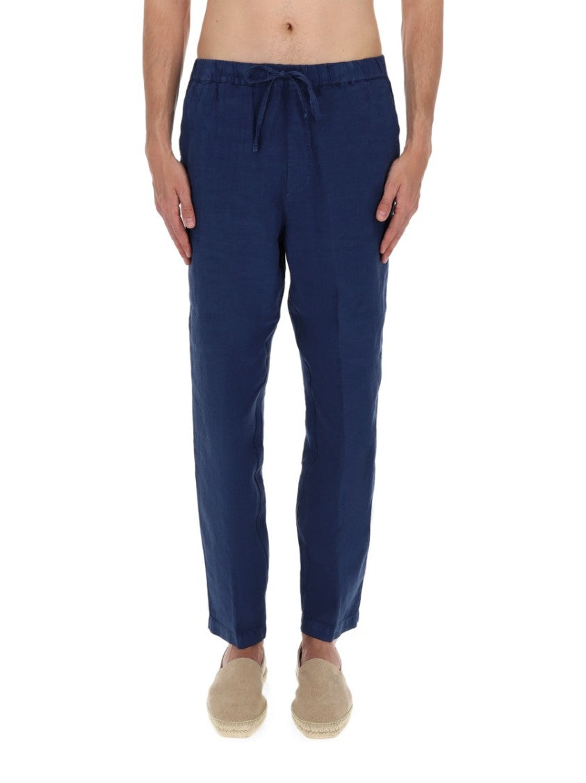 120% Lino Linen Relaxed Fit Straight Pants
