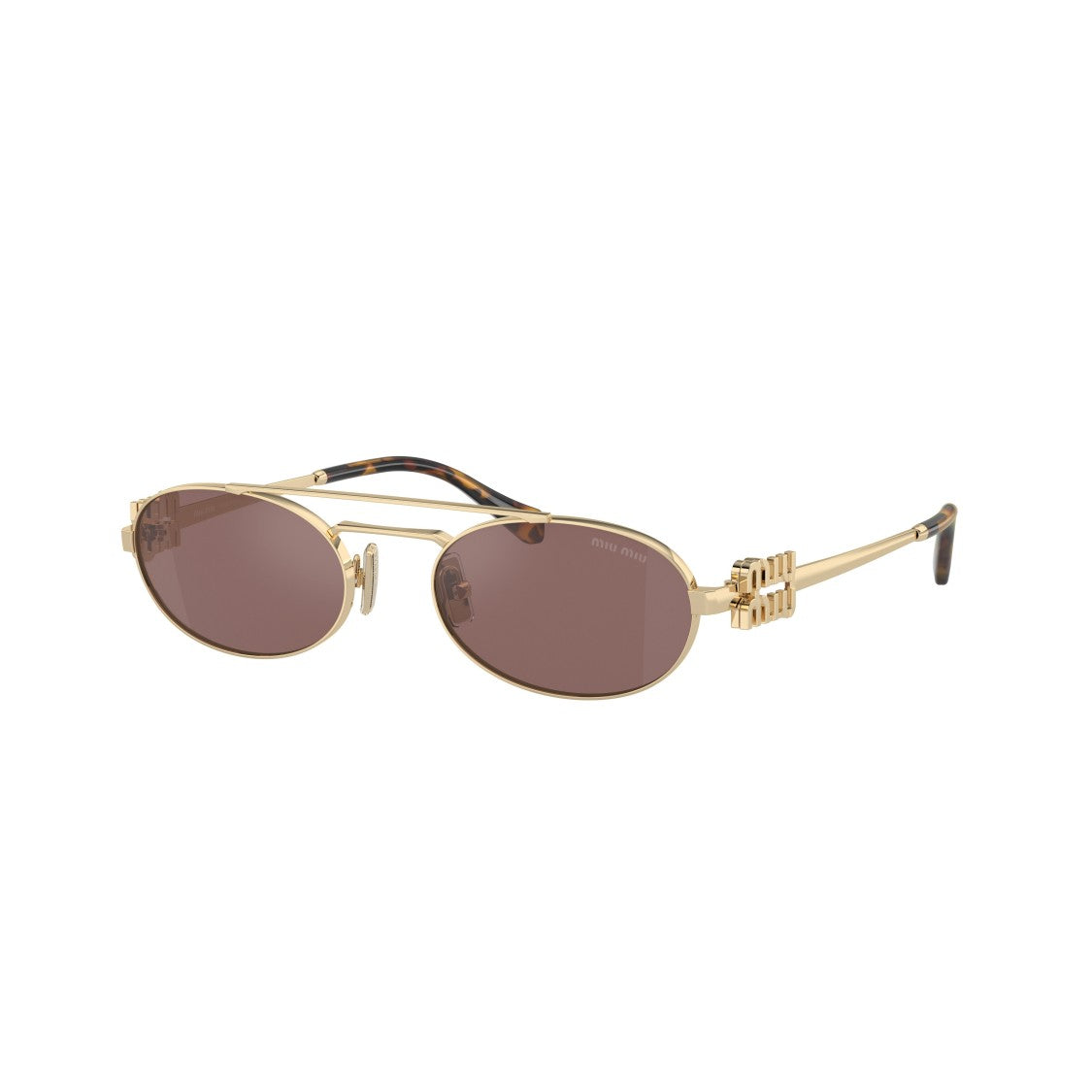 Miu Miu 0Mu 54Zs Oval-Shaped Sunglasses