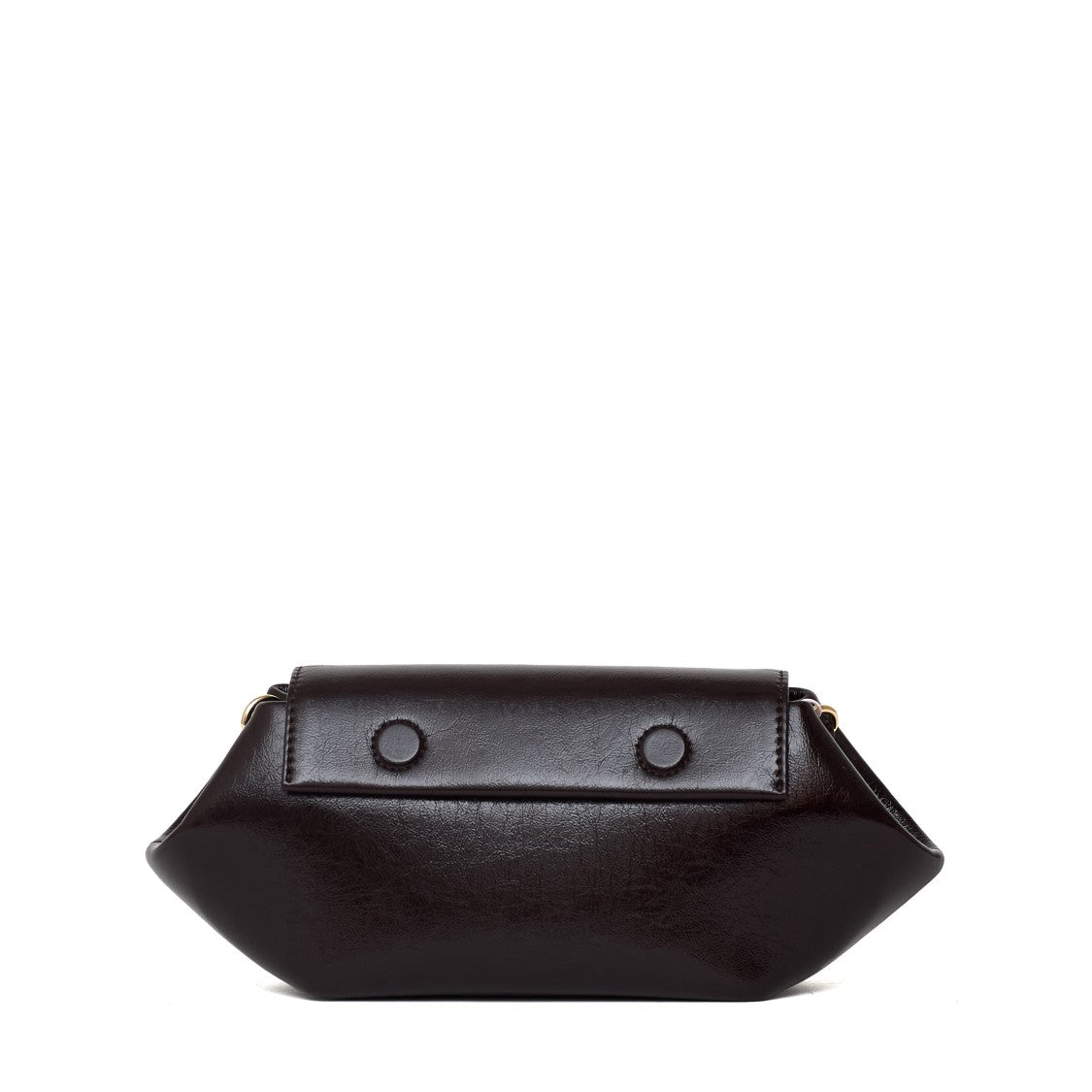 Ganni East/West Deep Shine Magnetic Shoulder Bag