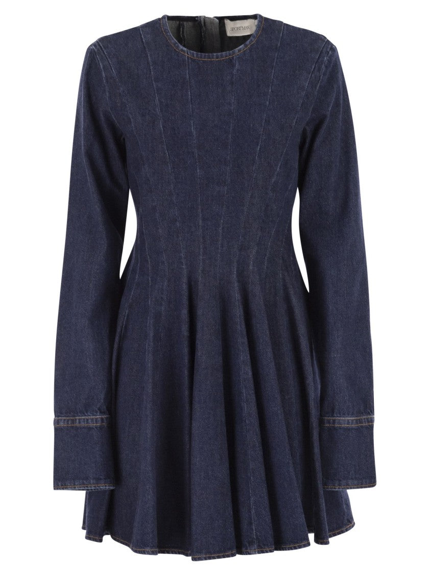 Sportmax Aereo - Mini Denim Dress